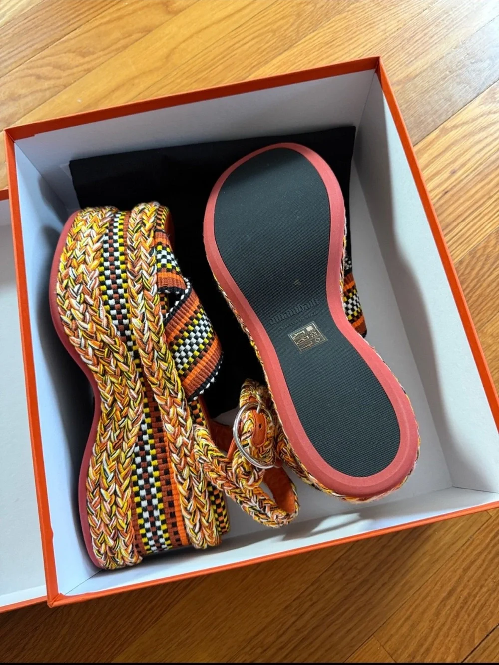 New Amambaih CARMEN High Platform Sandals Size 41